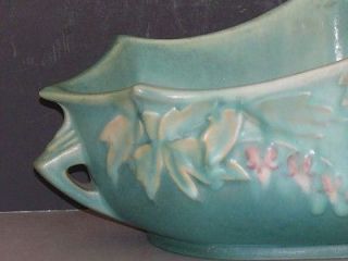 Roseville Art Pottery Console Bowl Bleeding Heart 382 10 Large