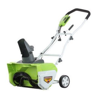 Greenworks 12 Amp Corded 20 in Electric Snow Thrower 26032 NEW