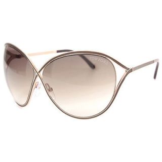 Tom Ford Sienna Oversized Sunglasses Brown FT0178 48F