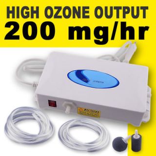 Ozone Generator Aquarium Purifier Ozonizer Air Pump