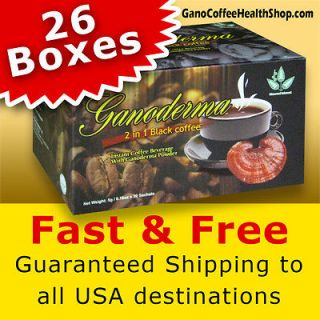 Boxes Sealed (1Black Coffee/1Cafe Latte) O.G .100% Organic Ganoderma