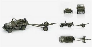 Hobby Master HM4207 US Willys Jeep with M3A1 Anti Tank Gun