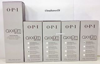 OPI Axxium Gel System   Clear 8oz, Soft Pink, Opaque Pink 4.5 oz Brand 