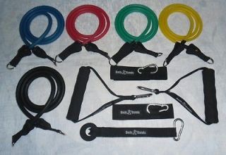   DUTY 11 PIECE RESISTANCE BAND SET 4 USE WITH P90X & TAPOUT XT PROGRAMS