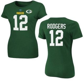 Green Bay Packers Aaron Rodgers Womens Green Fair Catch IV Jersey T 