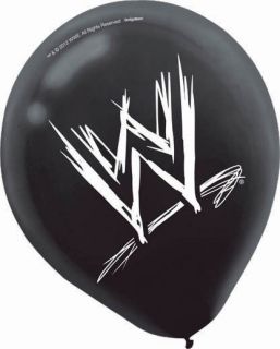 WWE Party Supplies Wrestling 12 Latex Helium Balloons   6 Each