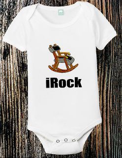   Newborn Onesie Funny Baby Shirt Funny Kids Shirt Rocking Chair 6 12