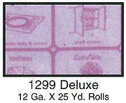 Clear Vinyl 54 Wide 25 Yard Roll Deluxe 12 Gauge, Red Paper