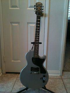 Epiphone silver Les Paul Junior Jr. bolt on neck Gibson trussrod cover