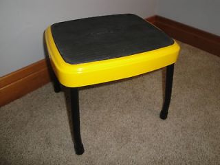 Vintage COSCO Step Stool Excellent Sunshine Yellow Restored