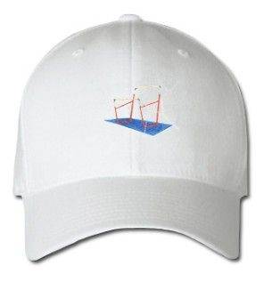 Uneven Bars Sports Sport Design Embroidered Embroidery Hat Cap