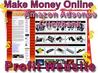 Make Money Online Computer Laptops Parts Turnkey Website for Sale Home 