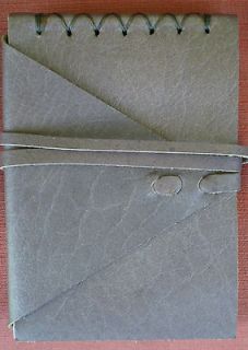   Buffalo Leather Hemp Rice Paper Blank Journal/Writing Pad from Nepal