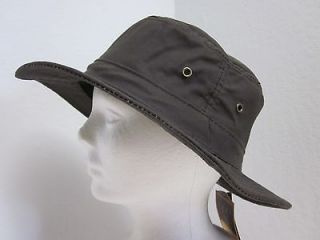   XL DP Oilcloth sun / rain outdoor hat UPF50+ water repellent crushable