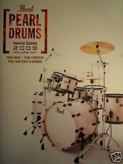 PEARL DRUM KIT CATALOG AWESOME MASTERS MASTERWORK SET SNARE VISION 