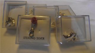  Sterling Silver Clip On Charm for Charm Bracelets/Choi​ce of Designs