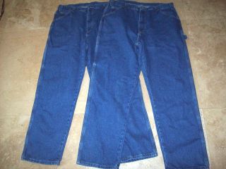 Lot,2 mens size 36x30 Dickies carpenter blue jeans