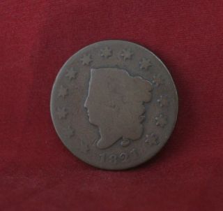 1821 Large Cent Coronet Head Matron Key Date Low Mintag