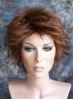 Large fitShort Messy Spikey Layers Wig/wigs
