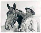 1950 Dave Weitzel Jr Horse Trainer with Horse Wire Phot