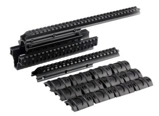 Saiga 12 Quad Rail System Handguad Mount with 12pce rubber cover