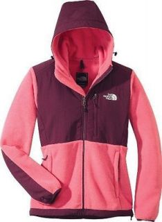   North Face Womens Denali Hoodie Jacket fleece coat pink S XL NEW $180