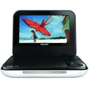 Philips PD700/37 7 Inch LCD Portable DVD Player, White Brand New