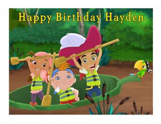 jake and the neverland pirates cake topper in Home & Garden