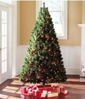 Madison Colorado Pine 6.5 ft Christmas Tree Pre lit   Multi color 