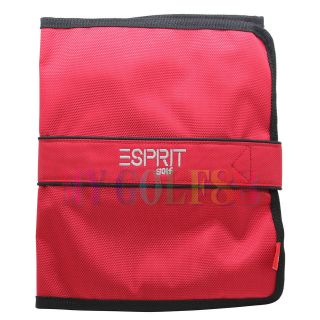 ESPRIT Golf Valuables Pouch Bag Pocket Zipper Velcro, Brand New