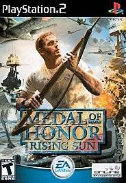 MEDAL OF HONOR RISING SUN PS2 PLAYSTATION 2 GAME