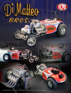ACME 1:18 SCALE DI MATTEO BROTHERS ALTERED DRAG CAR