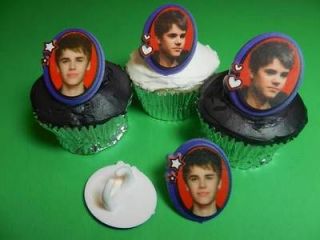   Bieber Rings Cupcake Toppers Cake Candy Cookie Cake Pop Decorations