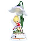 New PRECIOUS MOMENTS Figurine LED TABLE LAMP Cherry Lily Flower 