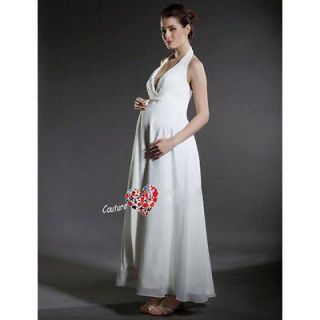 white maternity wedding dress in Wedding & Formal Occasion