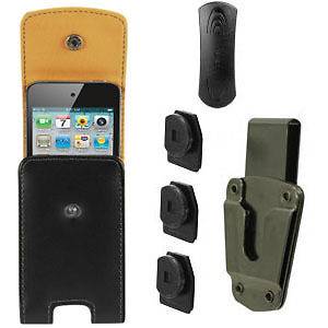 Samsung Compatible B5510 Noble Leather Case Pouch Holster 2 Clips