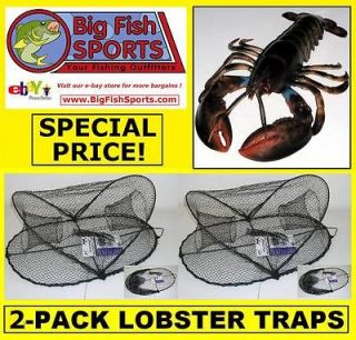 PACK LOBSTER CRAB TRAP Folding Trap BRAND NEW #TR301