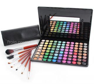 Pro 88 Matte Color Cosmetics Eyeshadow Palette + 7 Pcs Makeup Brush 