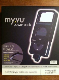 myvu Power Pack case with battery for iPod 5th gen video 30 60 80GB
