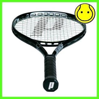 Prince O3 Speedport Black 4 1/4 Grip STRUNG with COVER Tennis Racquet 