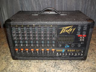 Peavey XR 680e Powered Mixer good condition   made in the USA