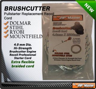 Recoil pull starter start cord for Brushcutter strimmer Dolmar Stihl 