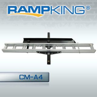 RAMP KING ALUMINUM MOTORCYCLE DIRT BIKE SCOOTER HITCH CARRIER TRAILER 