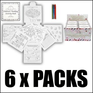   TABLE ACTIVITY PACKS KIDS FUN ENTERTAINMENT CRAYONS PUZZLES ETC *NEW
