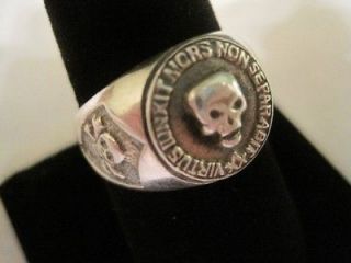   SILVER 925 MASONIC SKULL FREE MASONS ALL ring size available for free