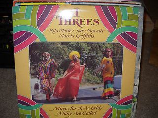 THREES Music for the World LP Reggae Marcia Griffiths Rita Marley 