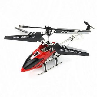Rechargeable 3.5 Channel Infrared Mini Metal RC Helicopter Light Red