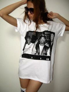 Biggie Smalls 2Pac Rap Hip Hop Rock T Shirt S