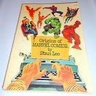 ORIGINS OF MARVEL COMICS BY STAN LEE VINTAGE 1974 RARE FF SPIDERMAN 