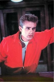 James Dean in a Red Jacket Modern Postcard